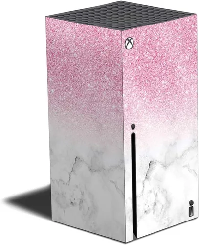 Vista 6 de MIGHTY SKINS Piel brillante con purpurina compatible con Xbox Series X – Ágata amatista Acabado brillante duradero Fácil de aplicar y cambiar