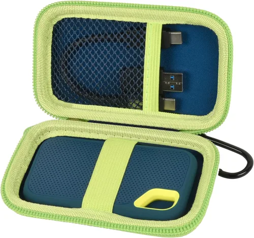 Vista 12 de PAIYULE Funda de disco duro para SSD portátil SanDisk Extreme y Extreme PRO Negro
