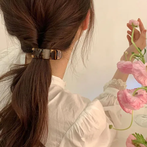Vista 6 de 8 pinzas para cola de caballo de colores brillantes para trenzar moños, pasadores franceses de sujeción fuerte y pinzas de mandíbula para el cabello
