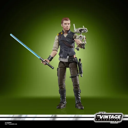 Vista 5 de STAR WARS The Vintage Collection Cal Kestis Toy - Figura de acción de Jedi a escala de 3.75 pulgadas, juguetes para niños a partir de 4 años