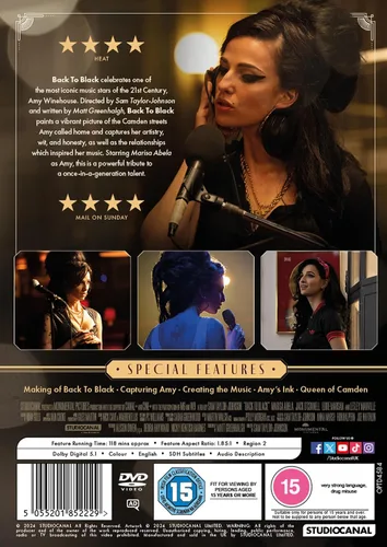 Vista 3 de Back To Black DVD