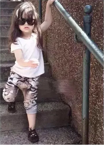 Vista 6 de FTSUCQ - Pantalones para niños y niñas con estampado de tigre en 3D