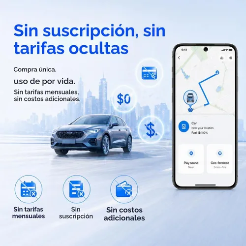 Vista 7 de Rastreador GPS para Vehículos, Rastreador de Automóvil Magnético Impermeable, Sin Cuotas Mensuales, Rastreador GPS Mini Portátil para Autos
