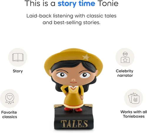 Vista 4 de Tonies Favorite Tales: Eloise & Other Folktales Audio Toy Figurine, narrada por Celebrity Voices