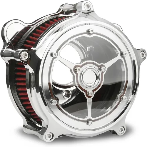 Vista 18 de Para filtro limpiador de aire de motocicleta Harley Davidson Sportster Touring Street Glide Road King Electra Dyna Softail entrada de aire