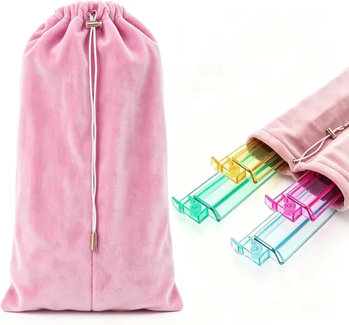 Vista 12 de Mahjong - Bolsa con 4 divisores para estantes Mahjong de 16 a 20 Verde