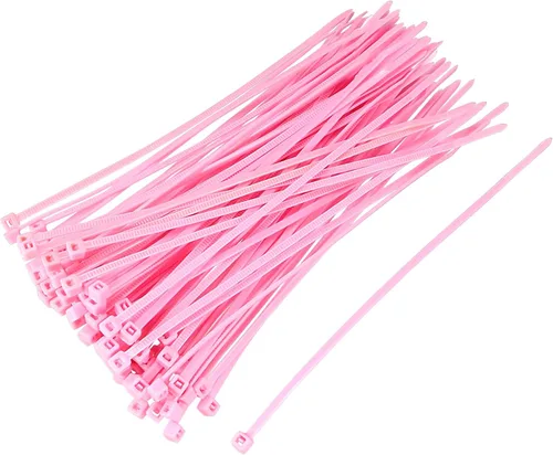 Vista 10 de uxcell Bridas para cables de nailon con cierre automático de 4 pulgadas, color azul cielo, 100