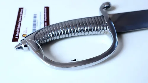 Vista 3 de Napoleon Sword Abridor de champán Sable Blunt Royal Histórico THE MEDIEVALS
