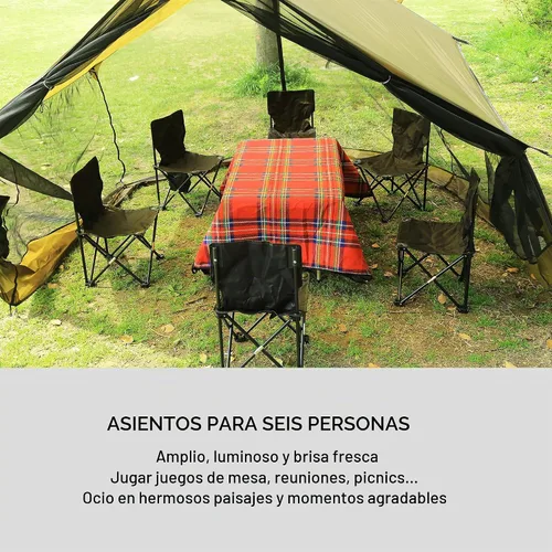 Vista 5 de Preself Screen House for Hammock Canoe Picnics Backyards Backpacking Camping Beach in Summer