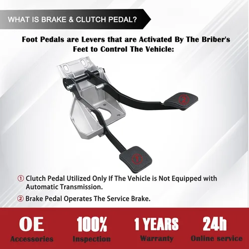 Vista 5 de TQPONLY conjunto de soporte de pedal de embrague de freno con bujes montados Compatible con Ford Ranger 1995-2006 Reemplaza 6L5Z2455BB