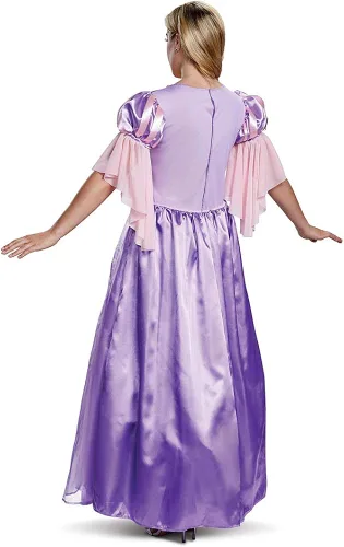 Vista 2 de Disguise Disfraz clásico Rapunzel Deluxe para adultos Multi