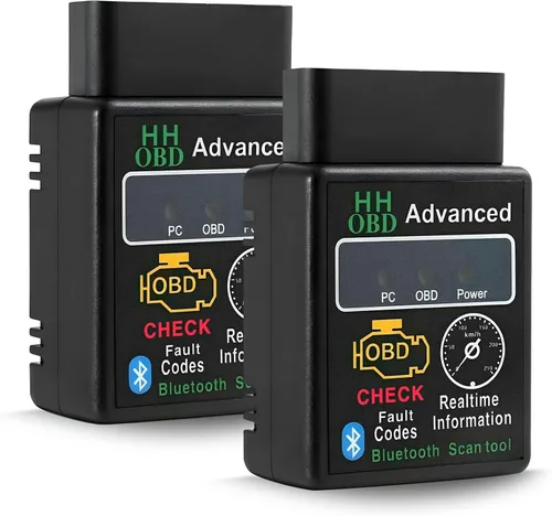 Vista 7 de Escáner Bluetooth OBD2 para automóvil, herramienta de escaneo OBDII inalámbrico, lector de código de diagnóstico de motor automático, probador