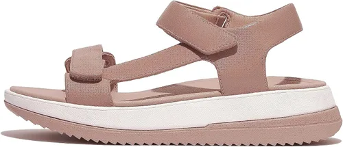 Vista 4 de FitFlop Sandalias de cuero ajustables Surff con correa trasera para mujer