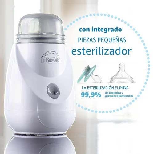 Vista 4 de Dr. Brown's Calentador de biberones y esterilizador Insta-Feed para biberones y frascos de comida para bebés