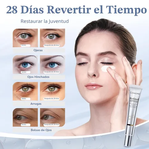 Vista 3 de Retinol Under Eye Cream - Anti-Aging Treatment for Dark Circles, Puffiness & Wrinkles, Gentle Formula for Men & Women to Reduce Fine Lines, 0.7 Fl Oz