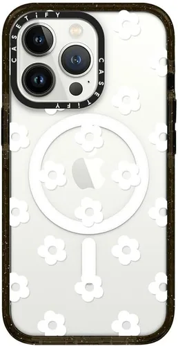 Vista 269 de CASETiFY Funda Impact para iPhone 13 [Protección contra caídas de grado militar 4X de 8.2 pies/Compatible con Magsafe] - #1 Mom - Transparente