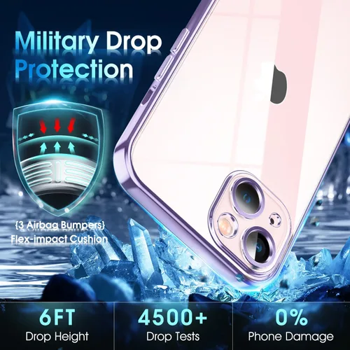 Vista 29 de Supdeal Funda cristalina transparente para iPhone 11, [No se amarillea] [Protección de la cámara] [Probado contra caídas de grado militar] Funda