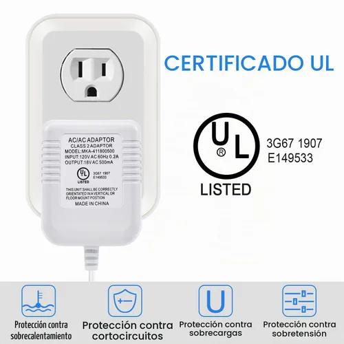 Vista 4 de Hotop Adaptador de corriente compatible con el timbre Nest Hello Video