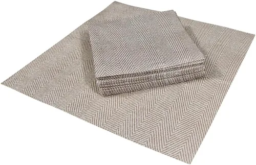 Vista 7 de Entertaining with Caspari 9761CG - Servilleta de lino de yute, lino, paquete de 15