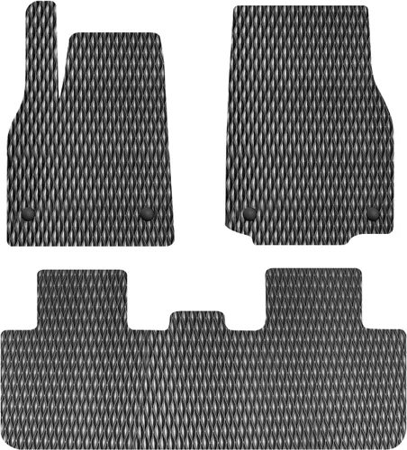 Vista 7 de Alfombrillas para KIA Carnival 2025 2026 (ajuste 7 y 8 asientos) con alfombrilla para maletero y respaldo TPE protección para todo tipo de clima