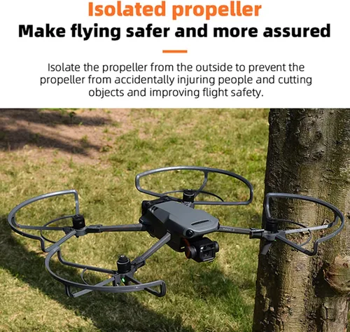 Vista 3 de Protector de hélice apto para DJI Mavic 3/Mavic 3 Pro Drone de liberación rápida Protectores de hoja de hélice Funda protectora anticolisión