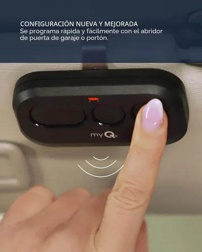 Vista 5 de Chamberlain myQ - Control remoto de puerta de garaje con visera de 3 botones
