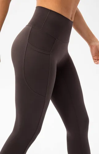 Vista 6 de Lavento Leggings de yoga ligeros suaves para todo el día para mujer, pantalones de entrenamiento ultra suaves de cintura alta con bolsillos