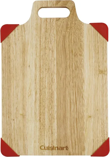 Vista 2 de Cuisinart Rubberwood - Tabla de cortar de 15.5 pulgadas, 10 pulgadas, talla única, marrón