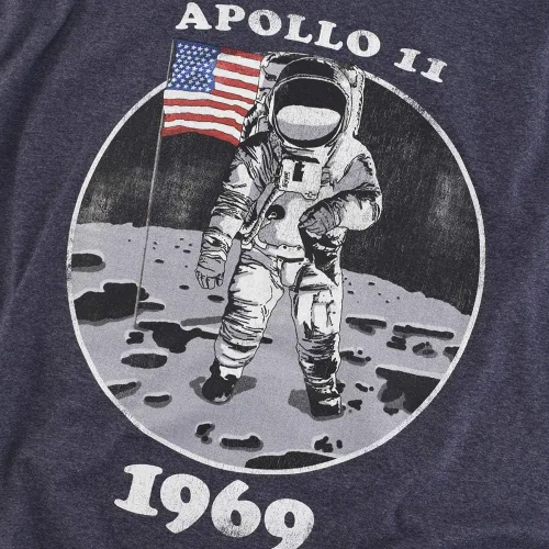 Vista 5 de Popfunk Classic NASA Apolo 11 1969 Astronauta Heather T Shirt Stickers