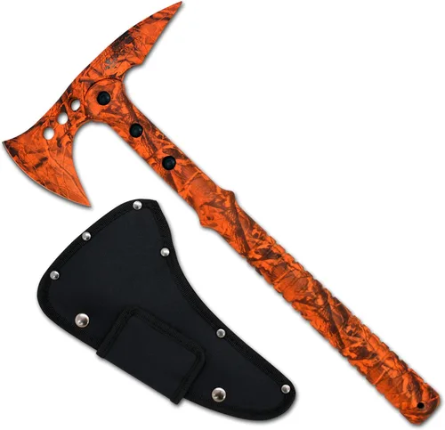 Vista 2 de Snake Eye Tactical Hacha de lanzamiento Tomahawk - Hacha táctica de lanzamiento con funda y hacha de lanzamiento de competencia (negro)