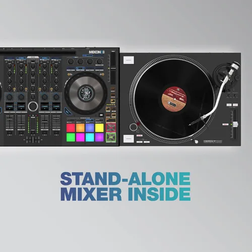 Vista 5 de Reloop Mixon 8 Pro Controlador DJ de 4 canales, negro