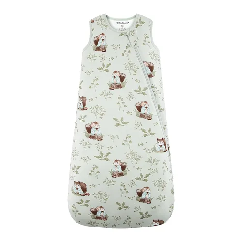 Vista 8 de Mosebears - Saco de dormir unisex de rayón hecho de bambú con cremallera de 2 direcciones, saco de dormir de invierno para bebé de 2.5 tog