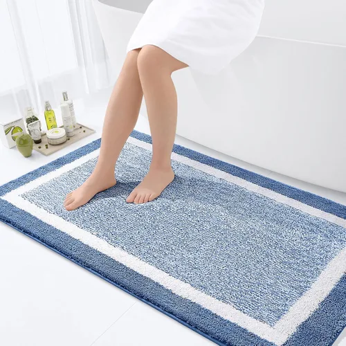 Vista 79 de OLANLY Alfombras de baño 24x16, tapetes de baño extra suaves y absorbentes de microfibra, antideslizantes, lavables a máquina, secan rápido
