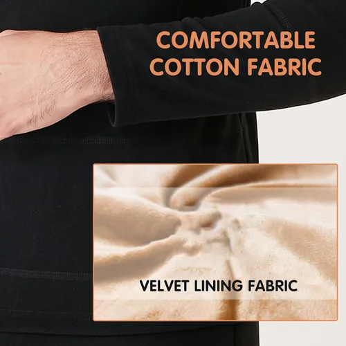 Vista 6 de FAOCEXI Conjunto de ropa interior térmica de calefacción, control de aplicación unisex USB batería eléctrica térmica ropa interior camisa y pantalón