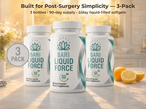 Vista 2 de Multivitamínico post bariátrico - Paquete de 3 multivitamínicos bariátricos de fuerza líquida