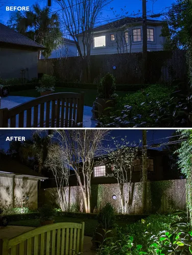 Vista 9 de Iluminación Exterior del Anochecer al Amanecer, Luces de Inundación Comerciales Gen4 de 60W para Exteriores, 7450LM 5000K Luz Diurna Equivalente a
