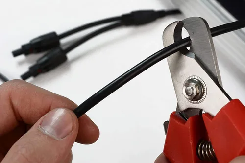Vista 4 de TEMCo - Cable solar de calibre 10 AWG Negro
