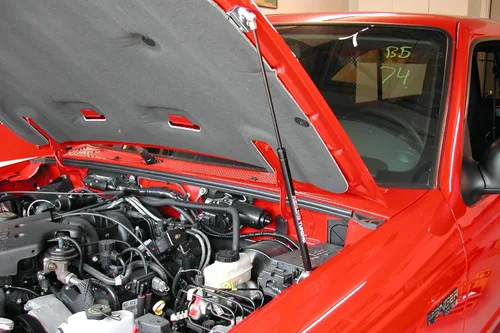 Vista 4 de Redline Tuning 21-11020-02 Sistema de capó QuickLIFT Plus compatible con Ford Ranger 1993-2011 (todos los componentes negros) Compatible con Ford