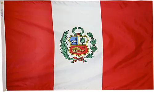 Vista 7 de Annin Flagmakers Bandera de Perú fabricada en Estados Unidos según las especificaciones oficiales de diseño de las Naciones Unidas, 2 x 3 pies