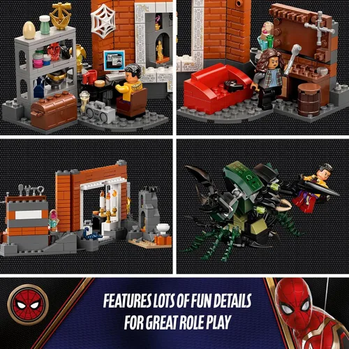 Vista 5 de LEGO Marvel Spider-Man en el Taller del Sanctum 76185 Kit de construcción (355 piezas)