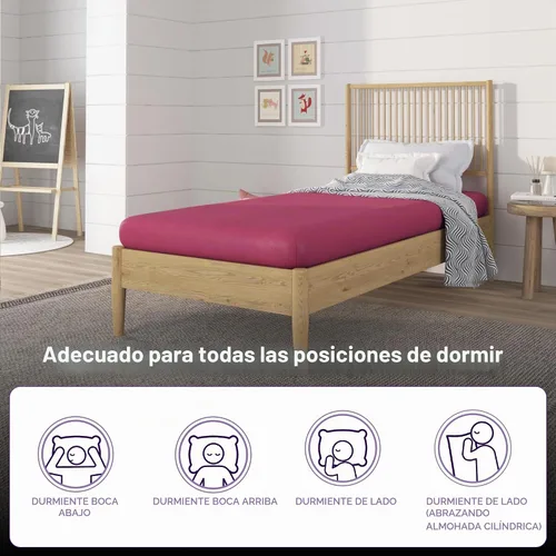 Vista 6 de NapQueen Colchón de Espuma Viscoelástica Twin de 5 Pulgadas, Sensación Media, Certificado CertiPUR-US, Cama en una Caja, Funda de Tela Suave