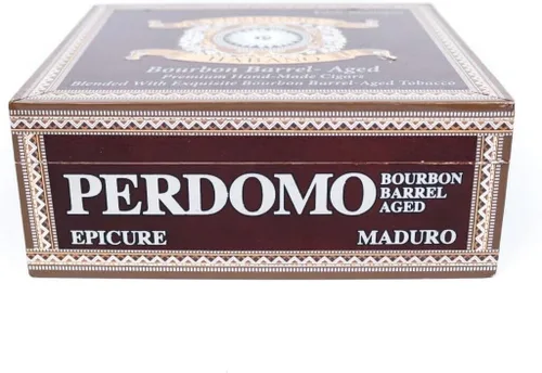 Vista 5 de Perdomo Epicure Maduro Habano - Caja vacía de madera para cigarros, 7.75 x 7 x 3 pulgadas