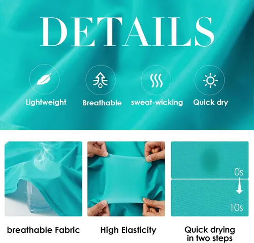 Vista 4 de Zando Traje de baño tankini para mujer, traje de baño deportivo para mujer, traje de baño deportivo de dos piezas para mujer, parte superior tankini