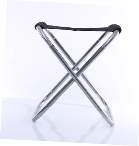 Vista 9 de Portable Folding Stool for Camping Fishing and BBQ Lightweight Outdoor Seat with Canvas Surface for Easy Setup and Carrying