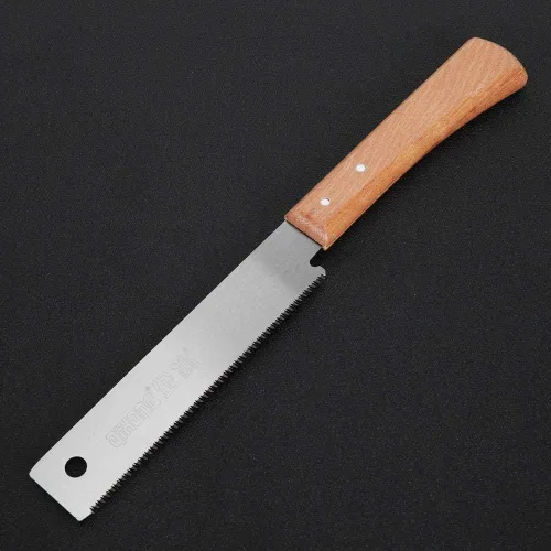 Vista 5 de Sierra de mano pequeña Sierra de madera de 12 pulgadas, herramienta de corte a ras de carpintería para jardín, poda de carpintería, decoración