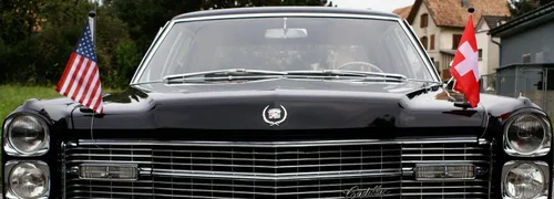 Vista 4 de Mástil magnético para bandera de coche Diplomat-1 USA