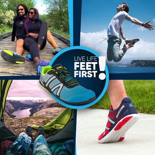 Vista 7 de Xero Shoes HFS - Tenis de fitness para hombre, ligeros, inspirados en la sensación de ir descalzo, minimalistas Tenis Zero Drop