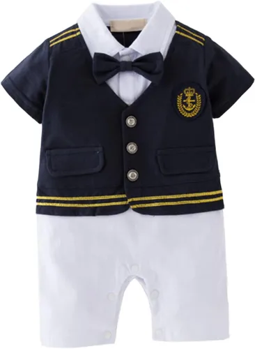 Vista 6 de stylesilove Mameluco de algodón de manga corta para bebés y niños pequeños, chaleco todo en uno para Halloween