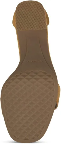 Vista 5 de Aerosoles Sandalias de tacón Landon para mujer, Bronceado Gamuza