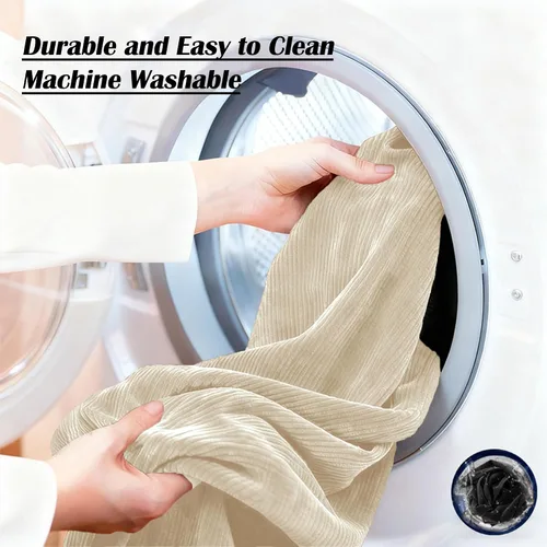 Vista 7 de Sqodok Papasan - Fundas de cojín de 50 pulgadas de tela de pana para interiores, lavables a máquina, con cremallera y correas